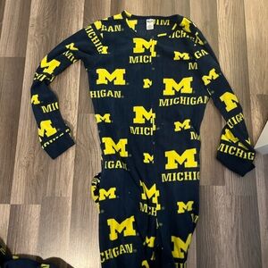 University of Michigan onesie pajamas size small